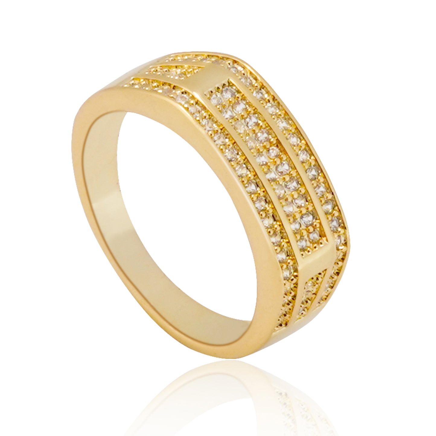 Aanura Pavé Ridge Men’s Ring