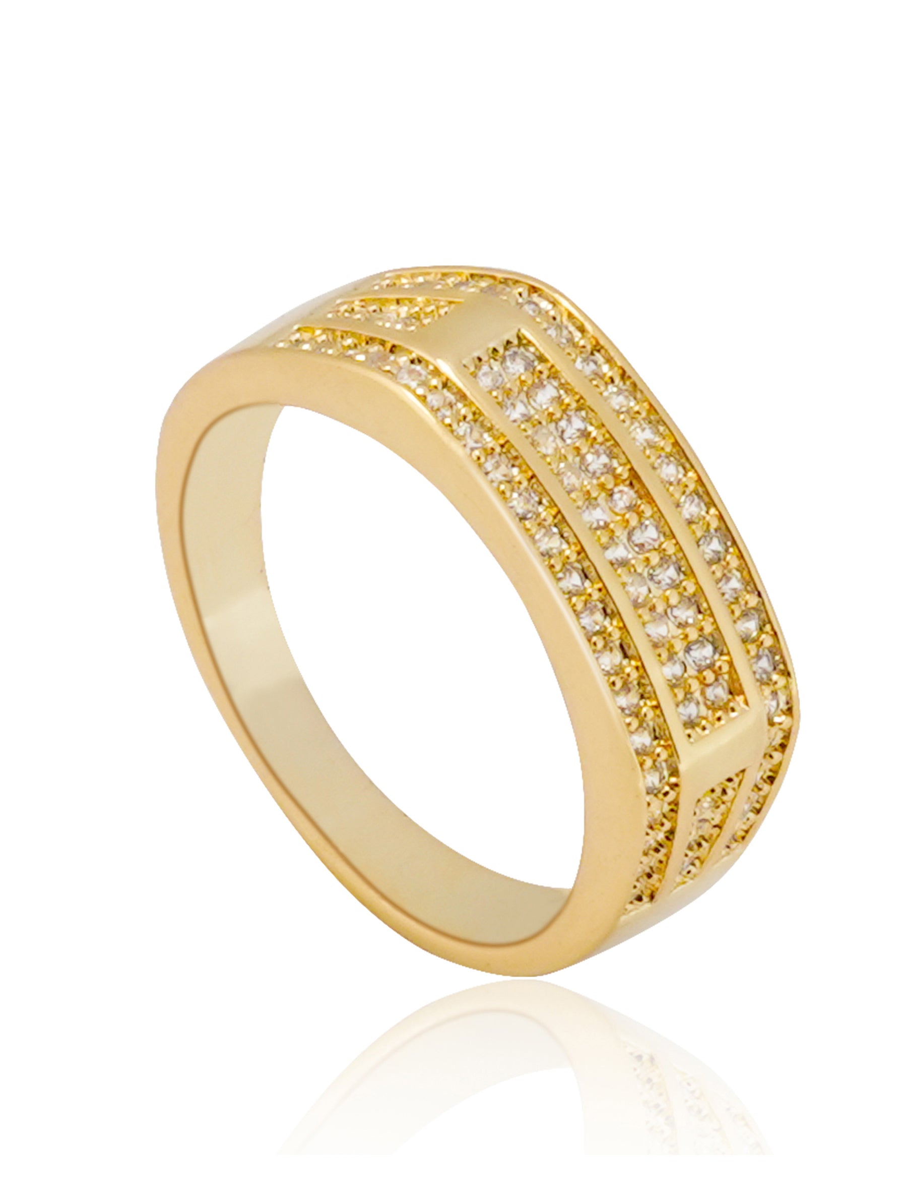 Aanura Pavé Ridge Men’s Ring