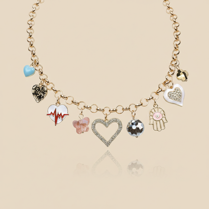 Aanura Gold Charm Necklace