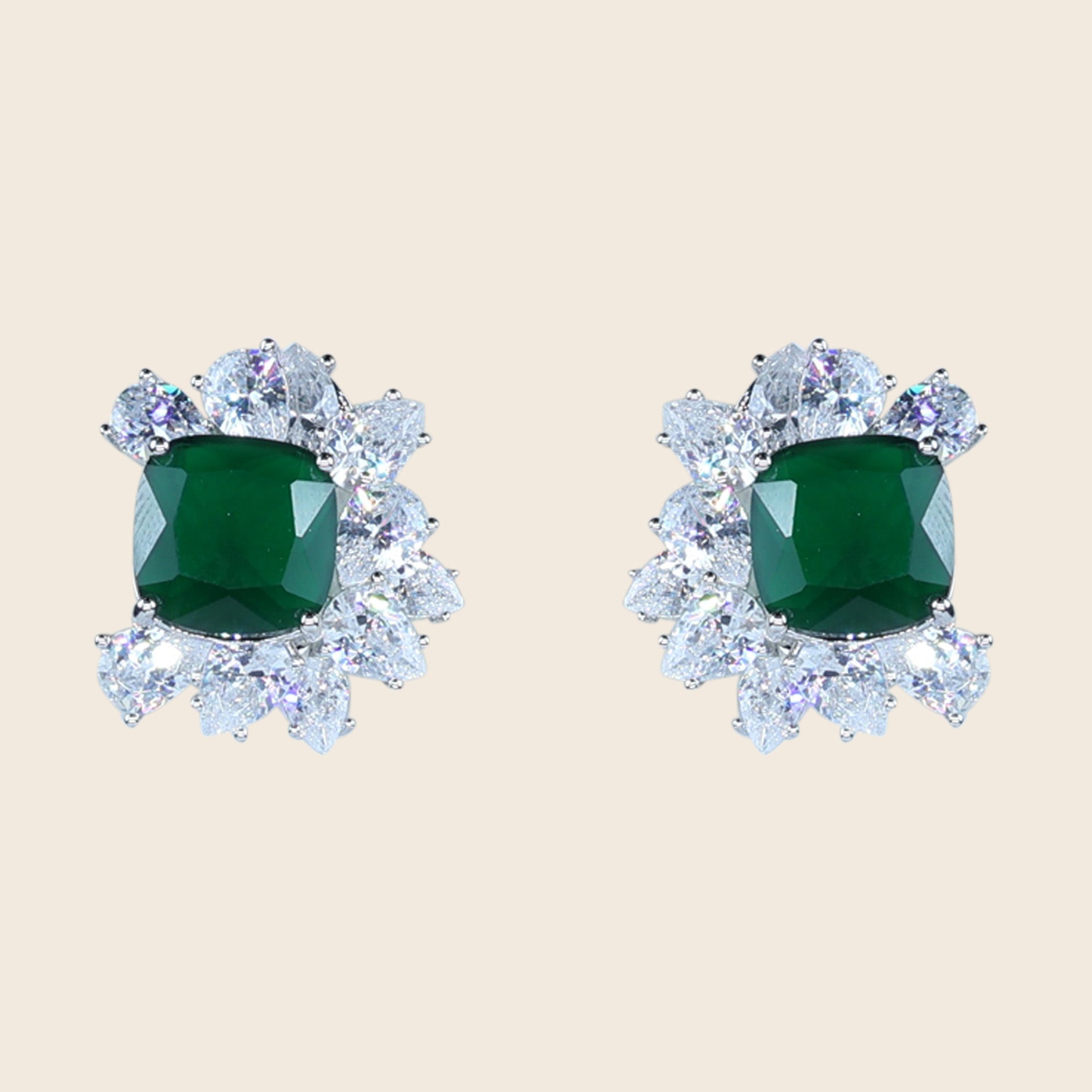 Aanura Ombre Blue and White Drop Earrings