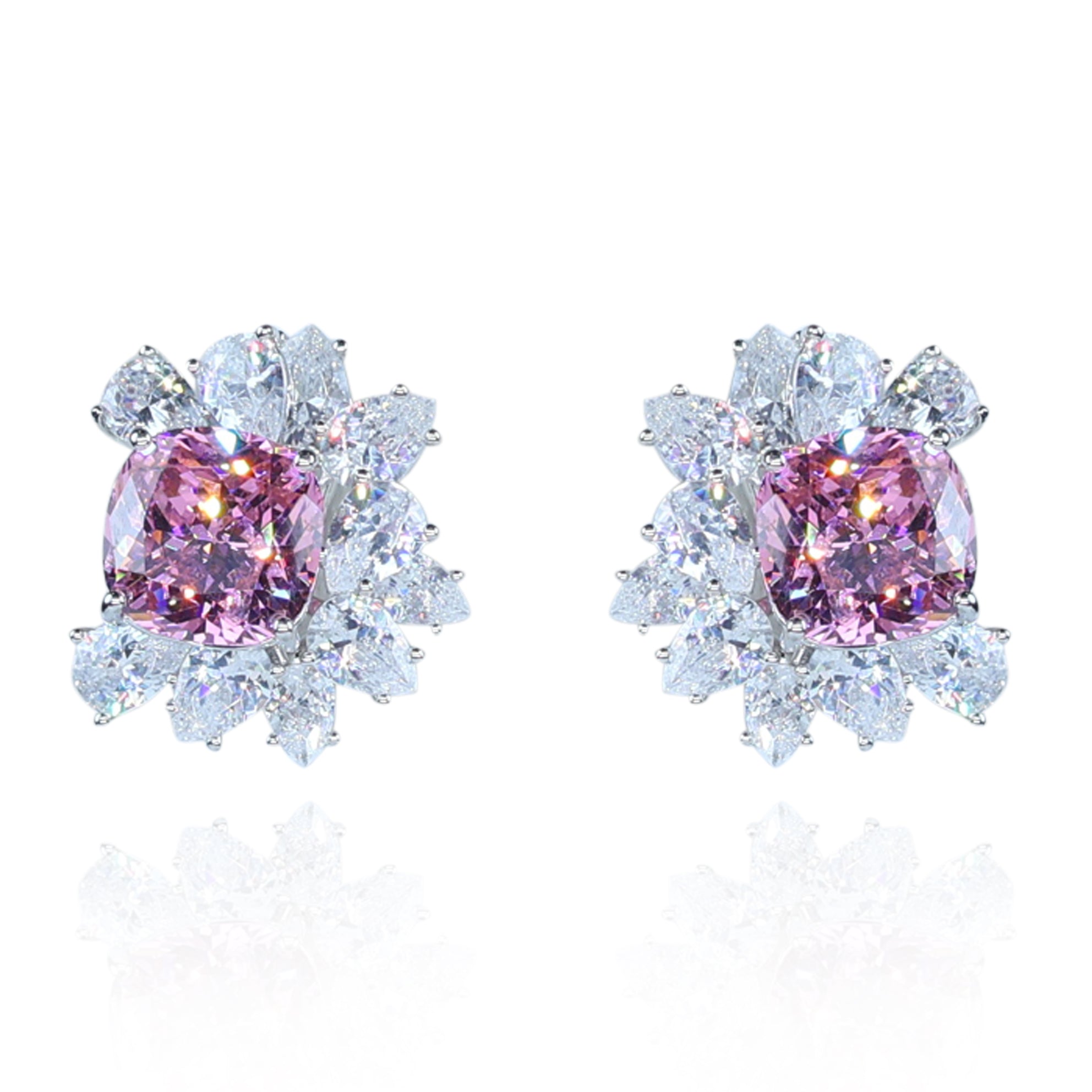 Aanura Ombre Blue and White Drop Earrings
