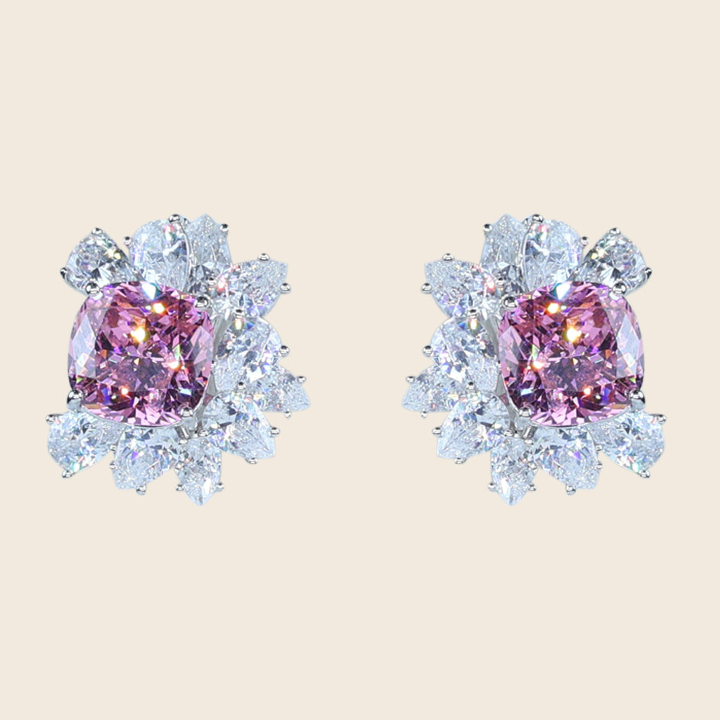 Aanura Ombre Blue and White Drop Earrings