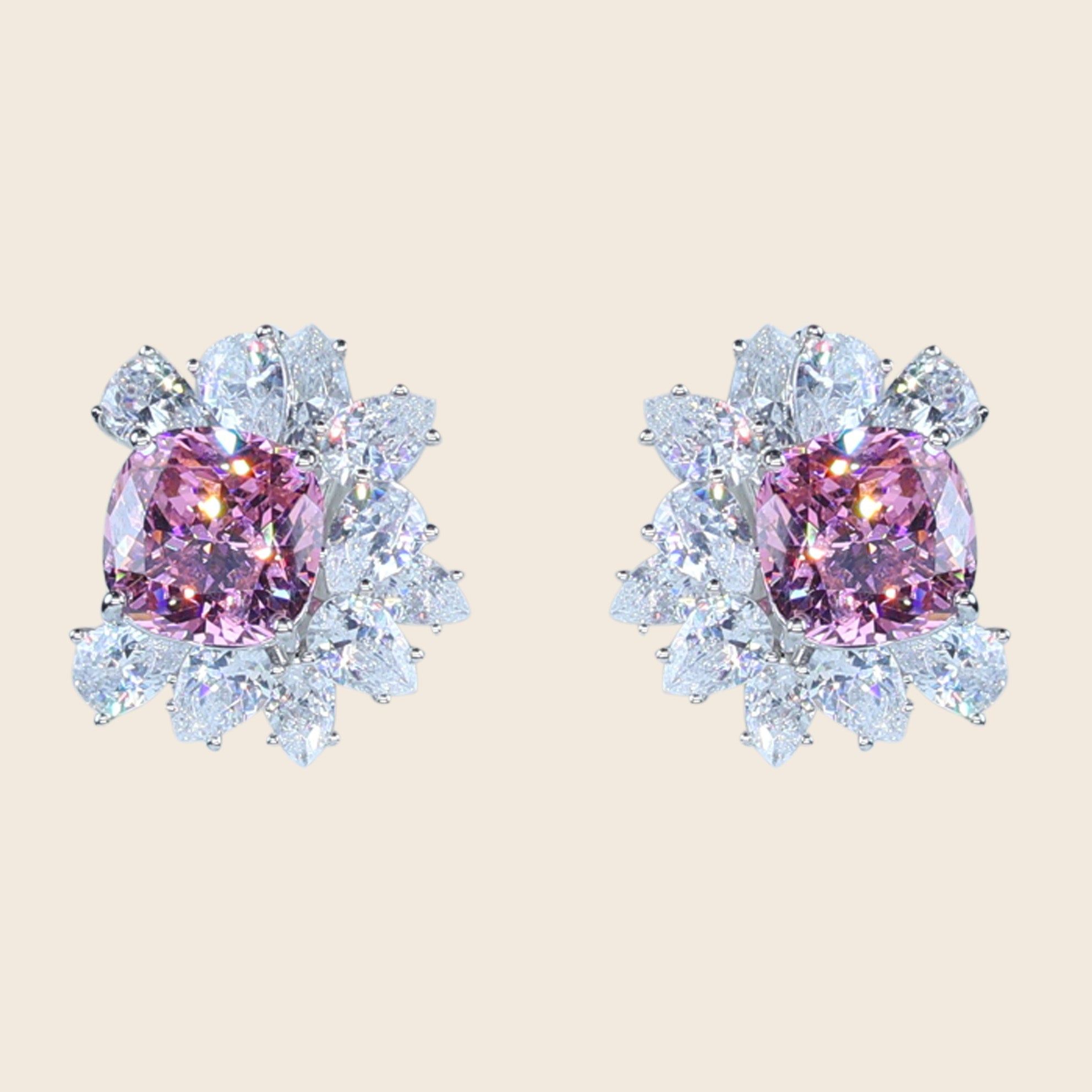 Aanura Ombre Blue and White Drop Earrings