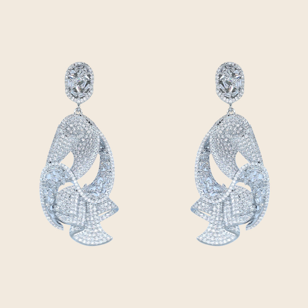 Arinya Multicolor Parrot Dangle Earrings