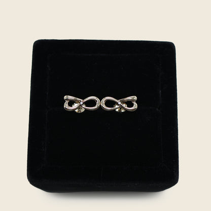 Aanura Infinity Stud Earrings in 18K Gold Plated 925 Silver