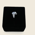 Aanura Dual-Stone Minimalist Ring in 925 Silver
