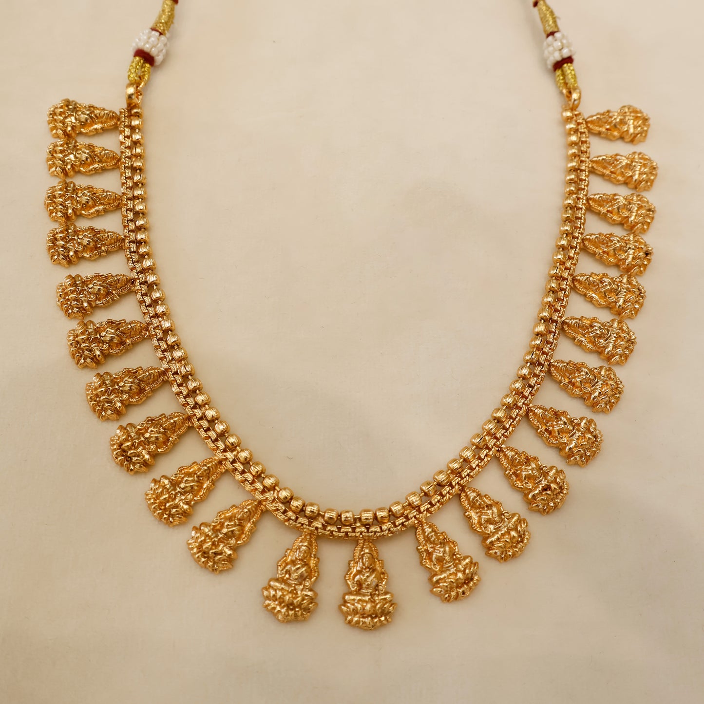 Aanura Antique Temple Goddess Choker Necklace Set