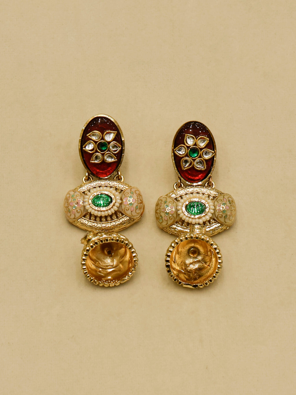 Aanura Antique Rani Haar with Kundan & Pearl Pendant