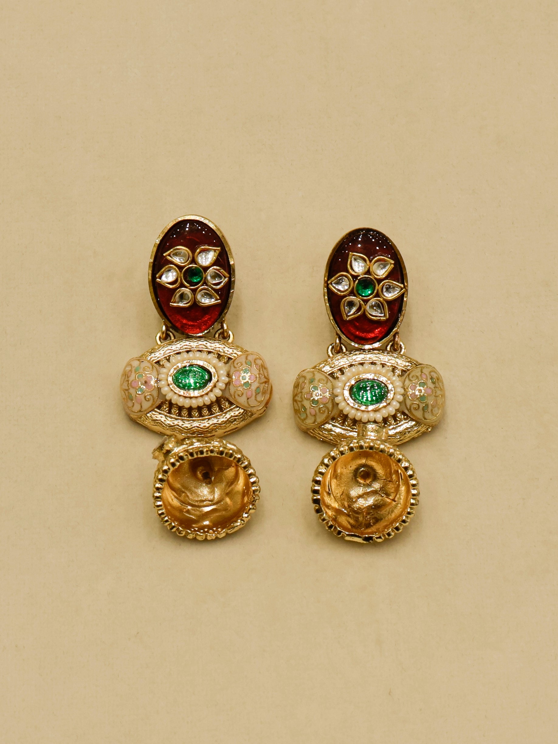 Aanura Antique Rani Haar with Kundan & Pearl Pendant