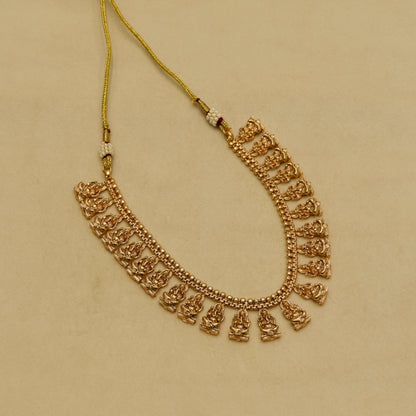 Aanura Antique Temple Goddess Choker Necklace Set