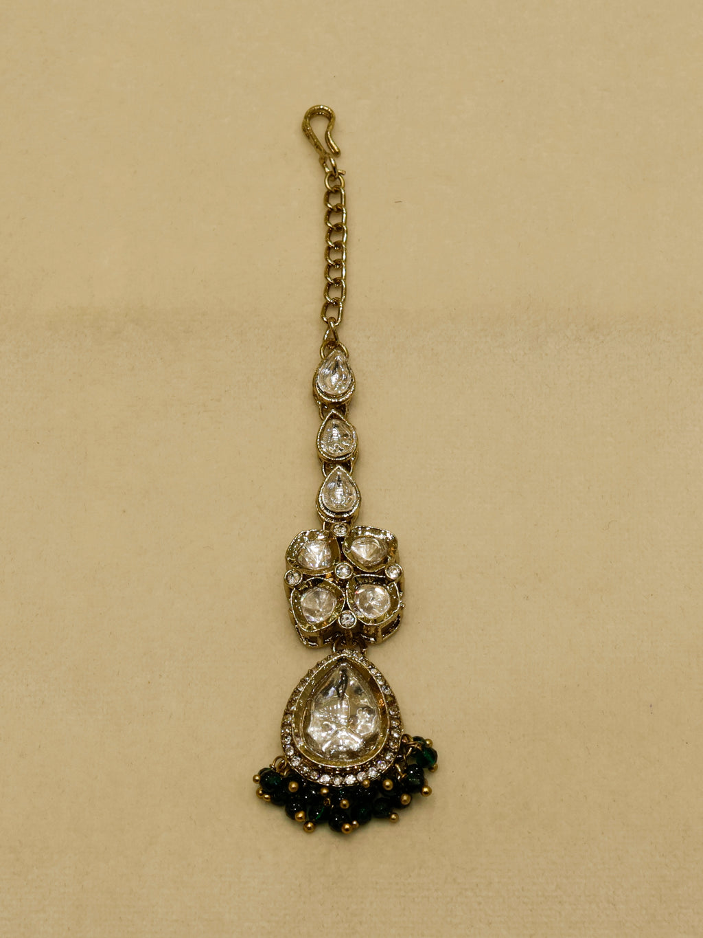Aanura Polki Kundan Bridal Choker Set with Earrings