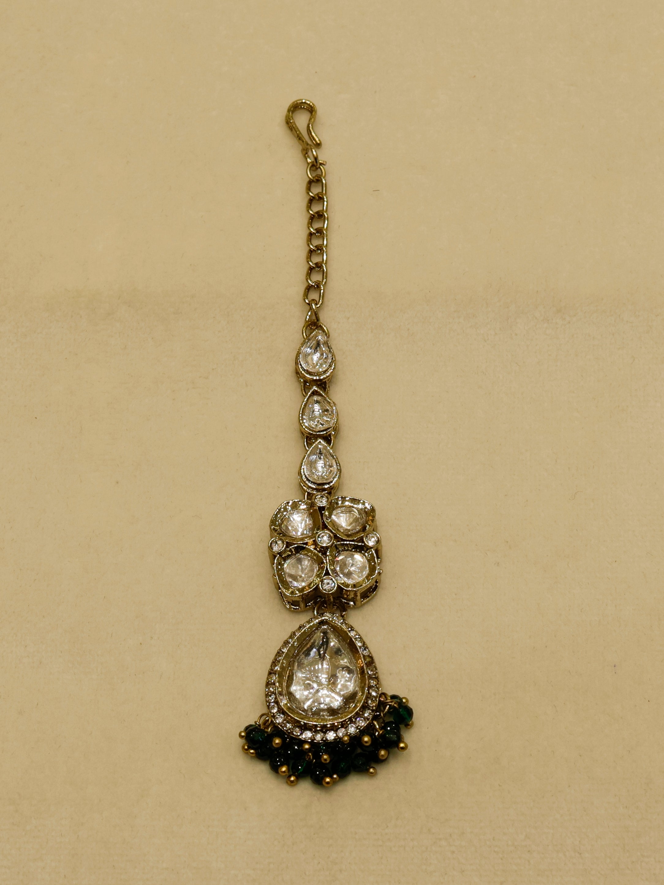 Aanura Polki Kundan Bridal Choker Set with Earrings