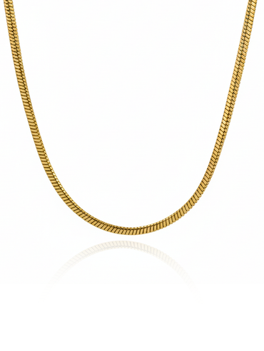 Aanura Gold Flat Chain Chain For Men