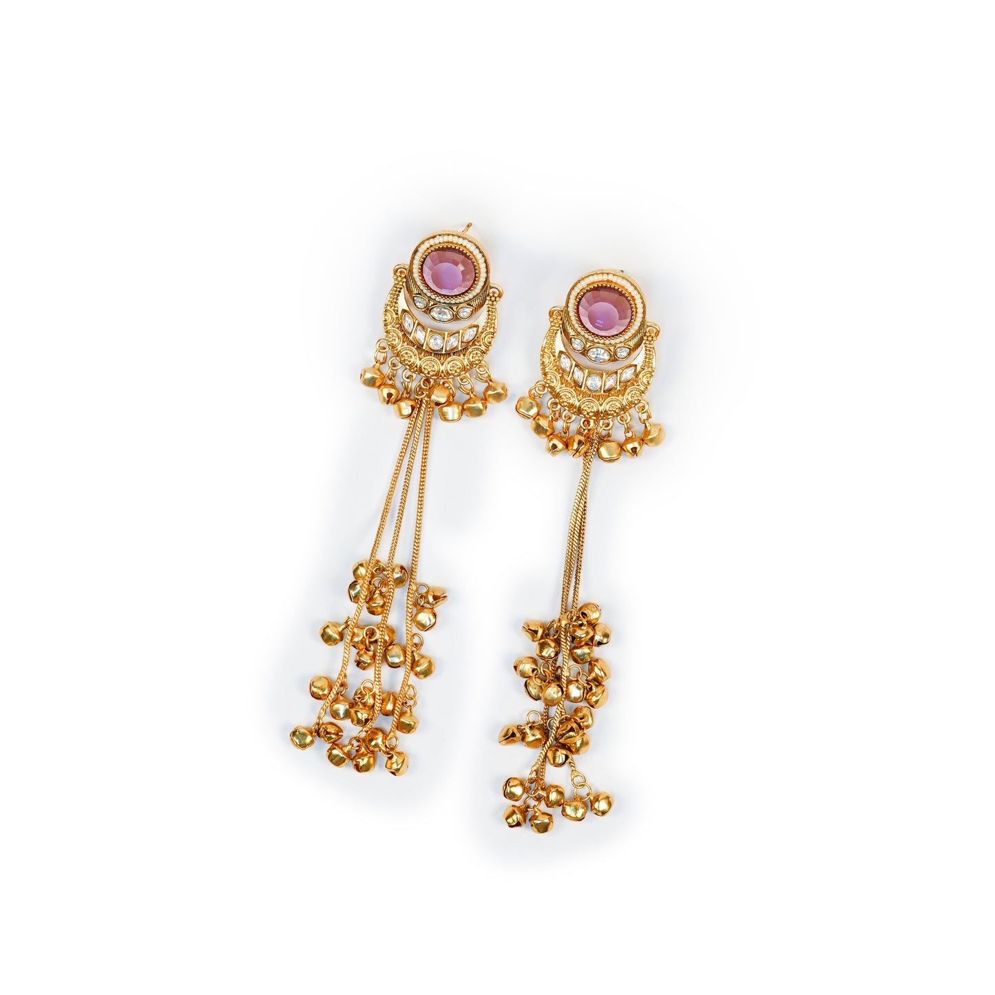 Aanura Gold Plated Chandrika Drop Earrings
