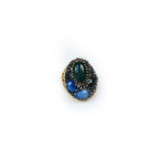 18K Gold Plated Multi-Stone Anti-Tarnish Waterproof Ring