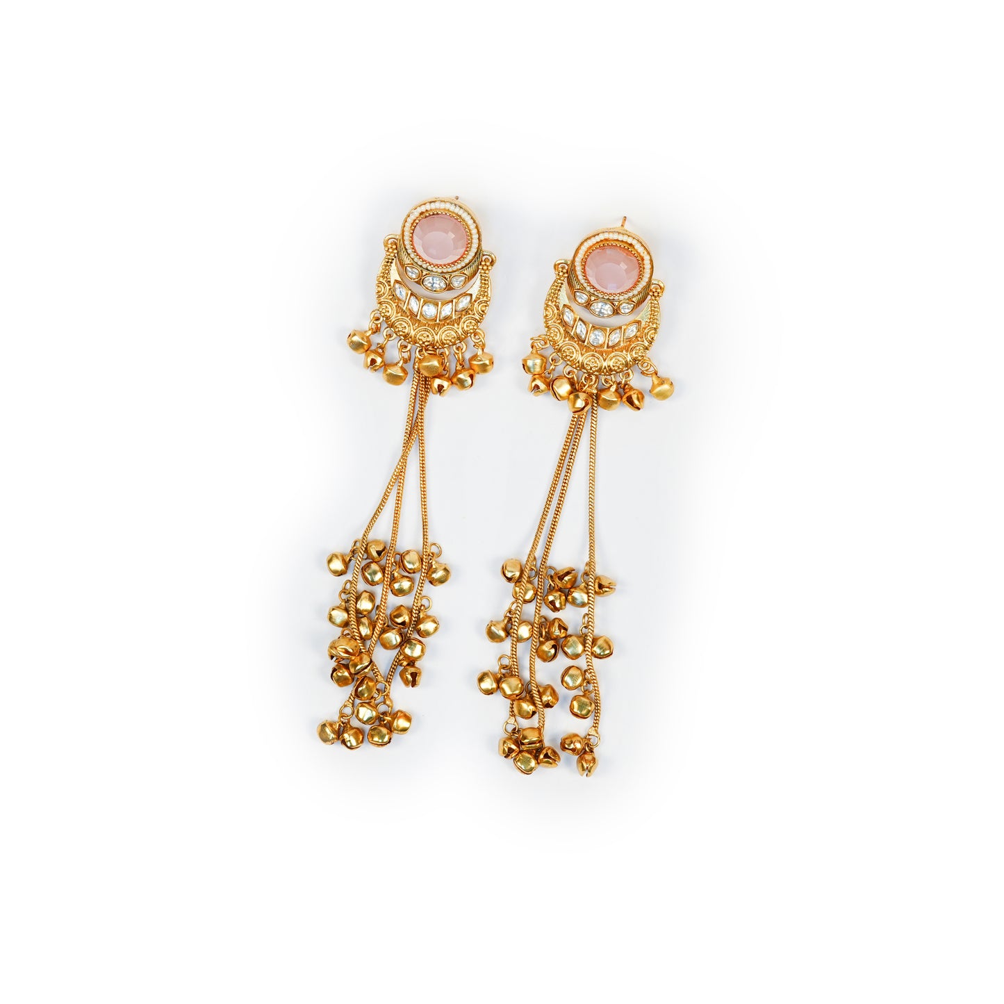 Aanura Gold Plated Chandrika Drop Earrings