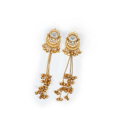 Aanura Gold Plated Chandrika Drop Earrings
