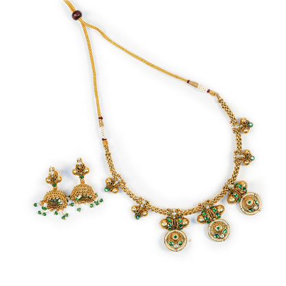Aanura Traditional Necklace & Earring Set