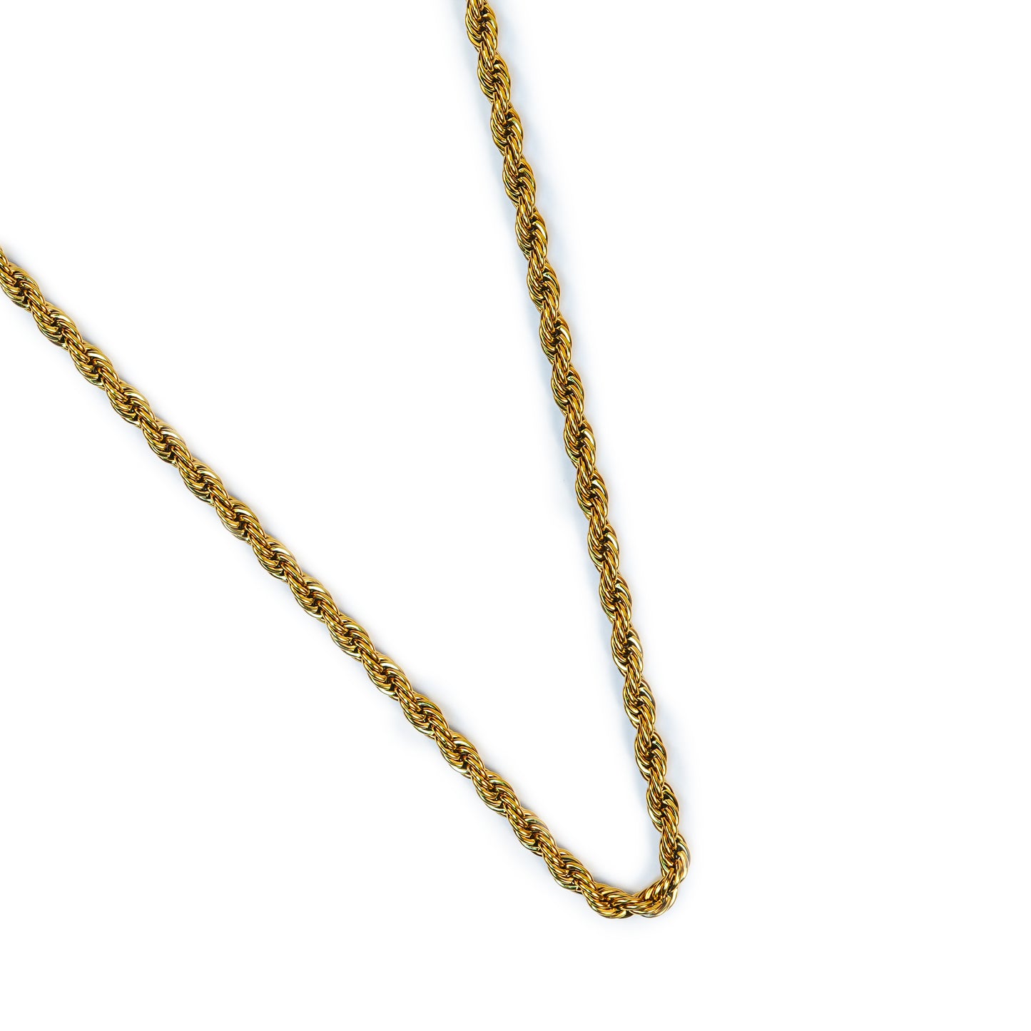 Aanura Men's Gold-Plated Twist Chain