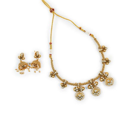 Aanura Traditional Necklace & Earring Set