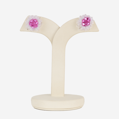 Aanura Ombre Blue and White Drop Earrings