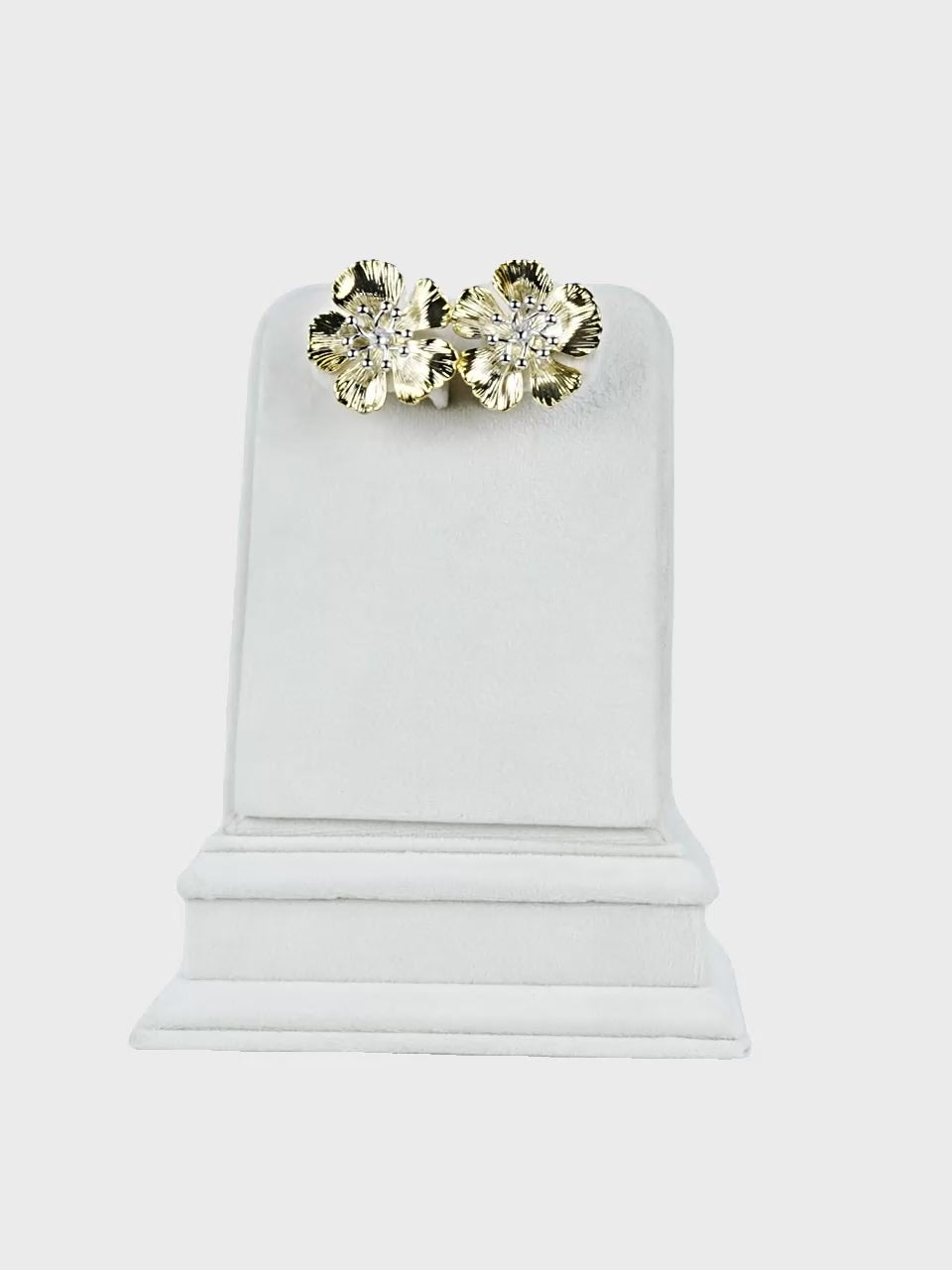 Aanura Gold Blossom Stainless Steel Earrings