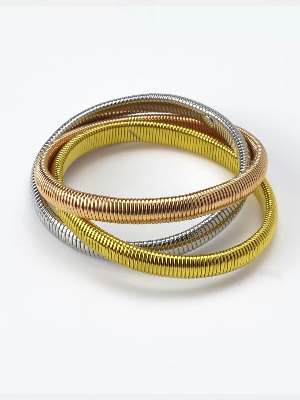 Aanura Triple Coil Statement Bracelet