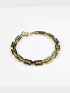 18K Gold Plated Anti Tarnish Waterproof Bar Bracelet