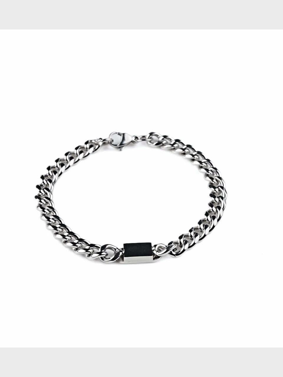 Rhodium Plating Anti Tarnish Waterproof Plate Bracelet