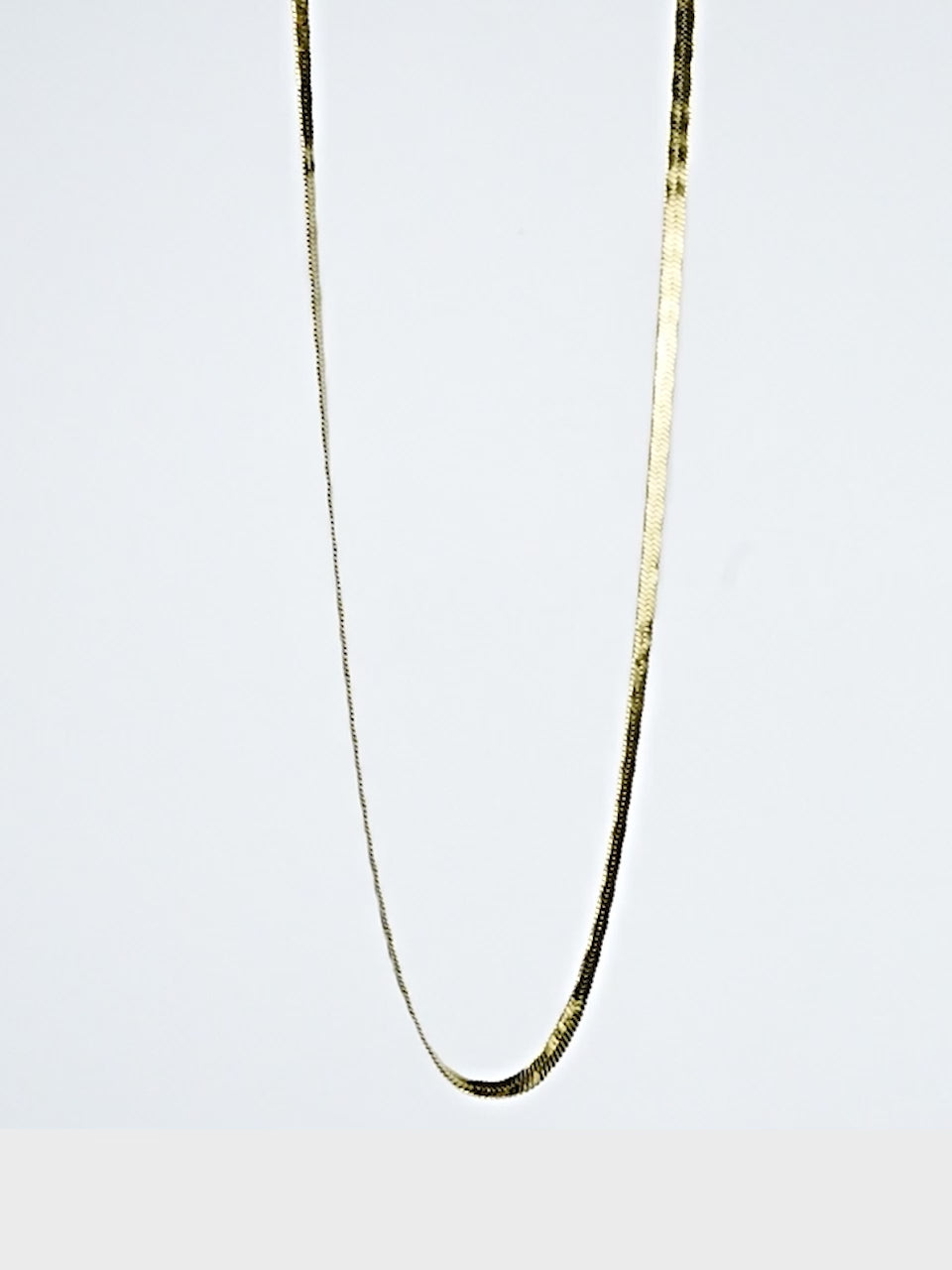 18K Gold Plated Snake Link Anti-Tarnish Waterproof Chain