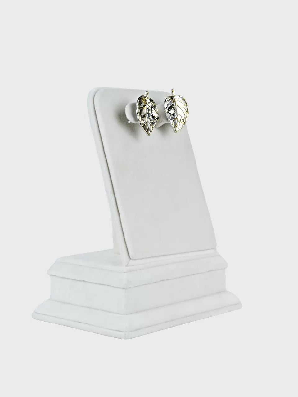 Aanura Leaf Ladybug Earrings
