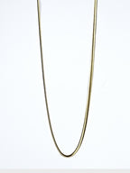 18K Gold Plated Anti Tarnish Waterproof Snake Chain