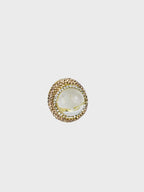 18K Gold Plated Dome Anti-Tarnish Waterproof Ring
