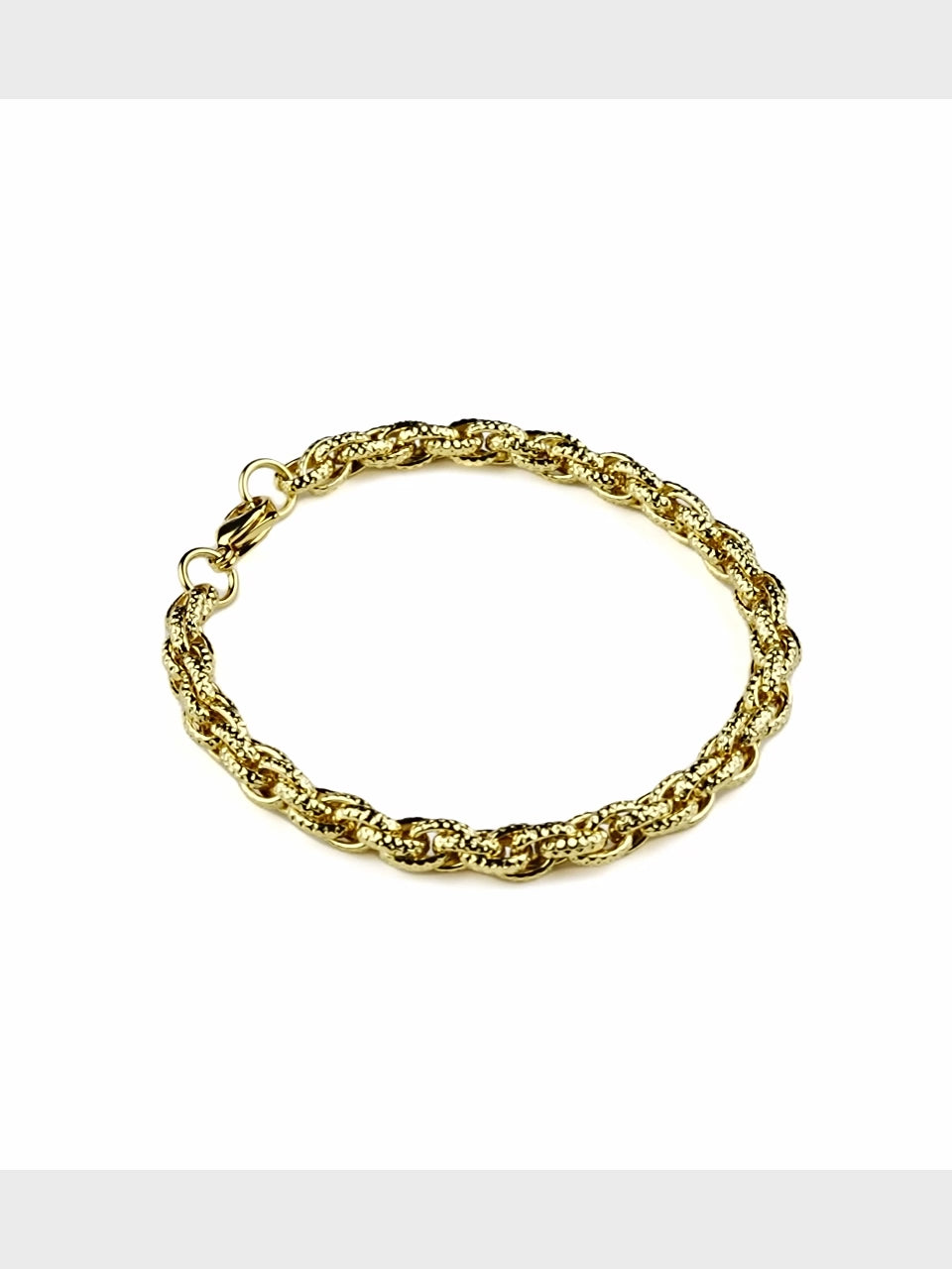 18K Gold Plated Anti Tarnish Waterproof Rope Bracelet