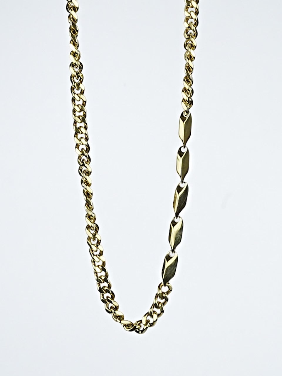 18K Gold Plated Anti Tarnish Waterproof ID Chain