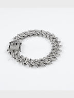 Rhodium Plating Anti Tarnish Waterproof Bolt Bracelet