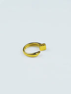Minimal Nail Open Anti-Tarnish Waterproof Steel Ring