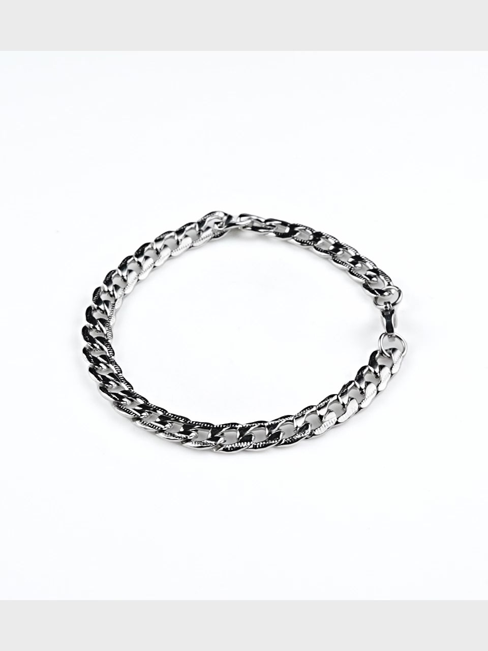 Rhodium Plating Anti Tarnish Waterproof Slim Bracelet