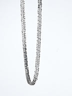 Rhodium Plating Anti Tarnish Waterproof Bold Curb Chain