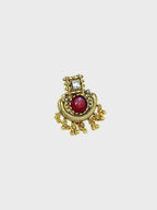 Aanura Ornate Crescent Adjustable Statement Ring