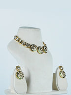 Aanura Gold Plated Floral Necklace Set