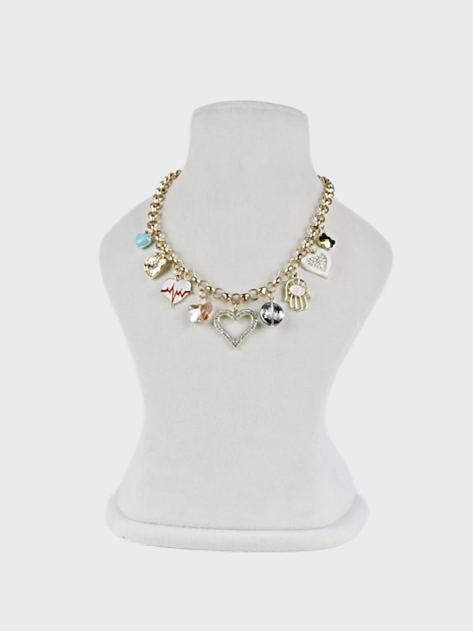 Aanura Gold Charm Necklace