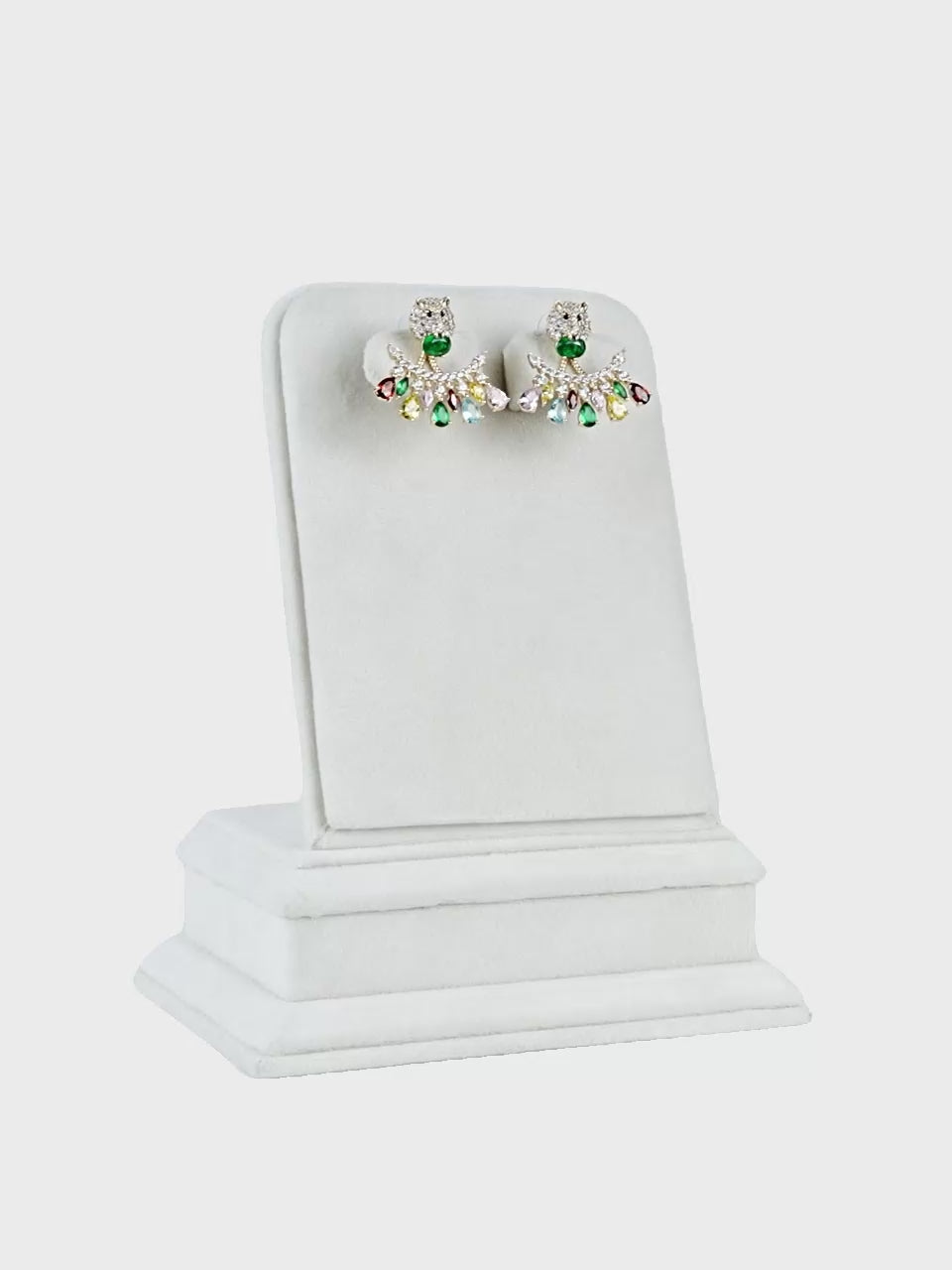 Aanura Multicolor Panther Drop Earrings