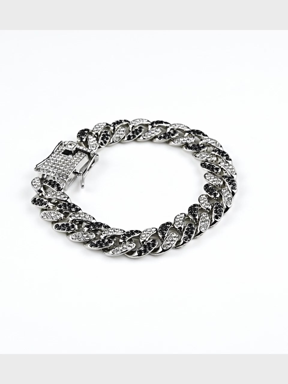 Rhodium Plating Anti Tarnish Waterproof Iced Bracelet