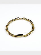 18K Gold Plated Anti Tarnish Waterproof Plate Bracelet