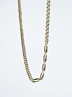 18K Gold Plated Anti Tarnish Waterproof Curb Chain