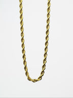 Aanura Men's Gold-Plated Twist Chain