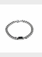 Rhodium Plating Anti Tarnish Waterproof Plate Bracelet