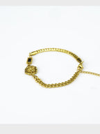 Aanura Half-Link Adjustable Gold Bracelet