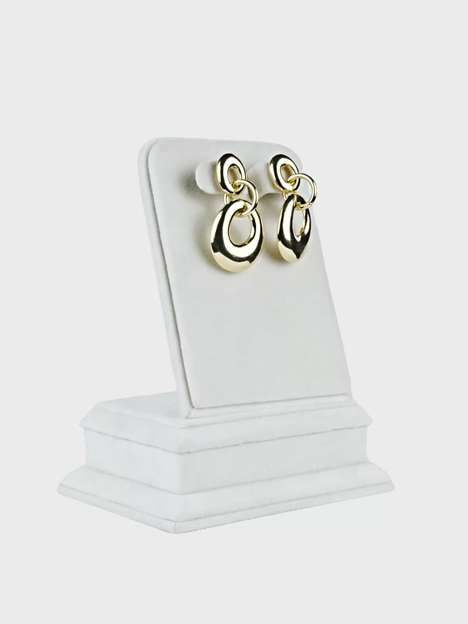 Aanura Bold Abstract Gold Earrings